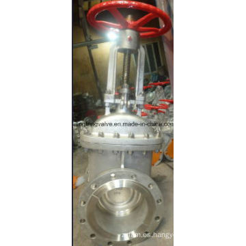 Válvula de compuerta con brida ANSI / ASME con acero inoxidable
